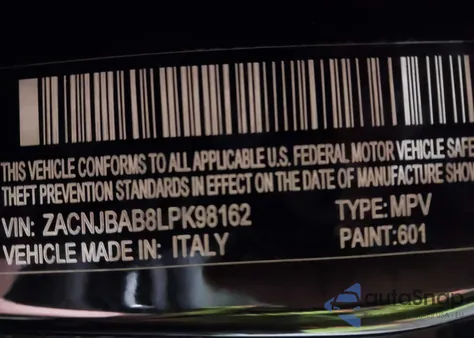 2020 Jeep Renegade Sport 4X4 z USA, uszkodzony, nr VIN ZACNJBAB8LPK98162